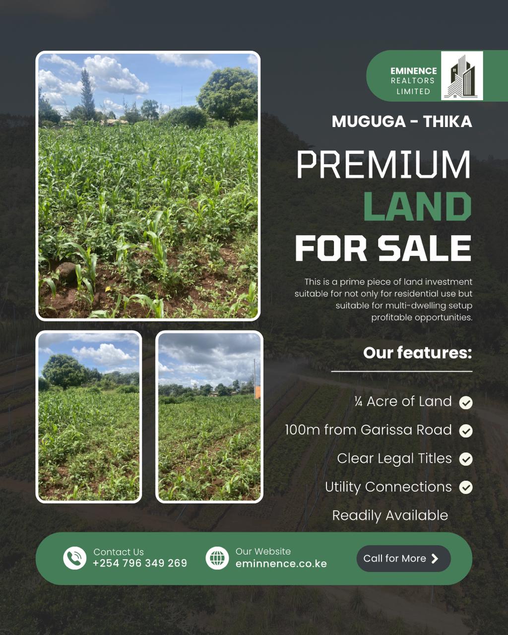 1/4 Acre Land for Sale in Muguga, Thika